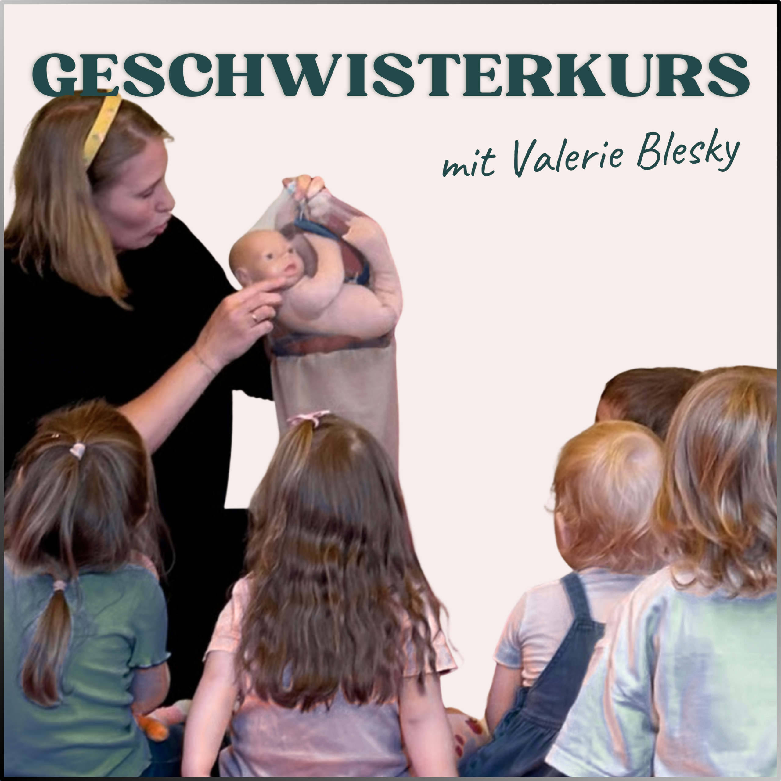 Rosa Dunkelblau modern feminin lebhaft kreativ mädchenhaft Podcast Cover(8)